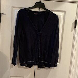 Eddie Bauer Navy Knit Top